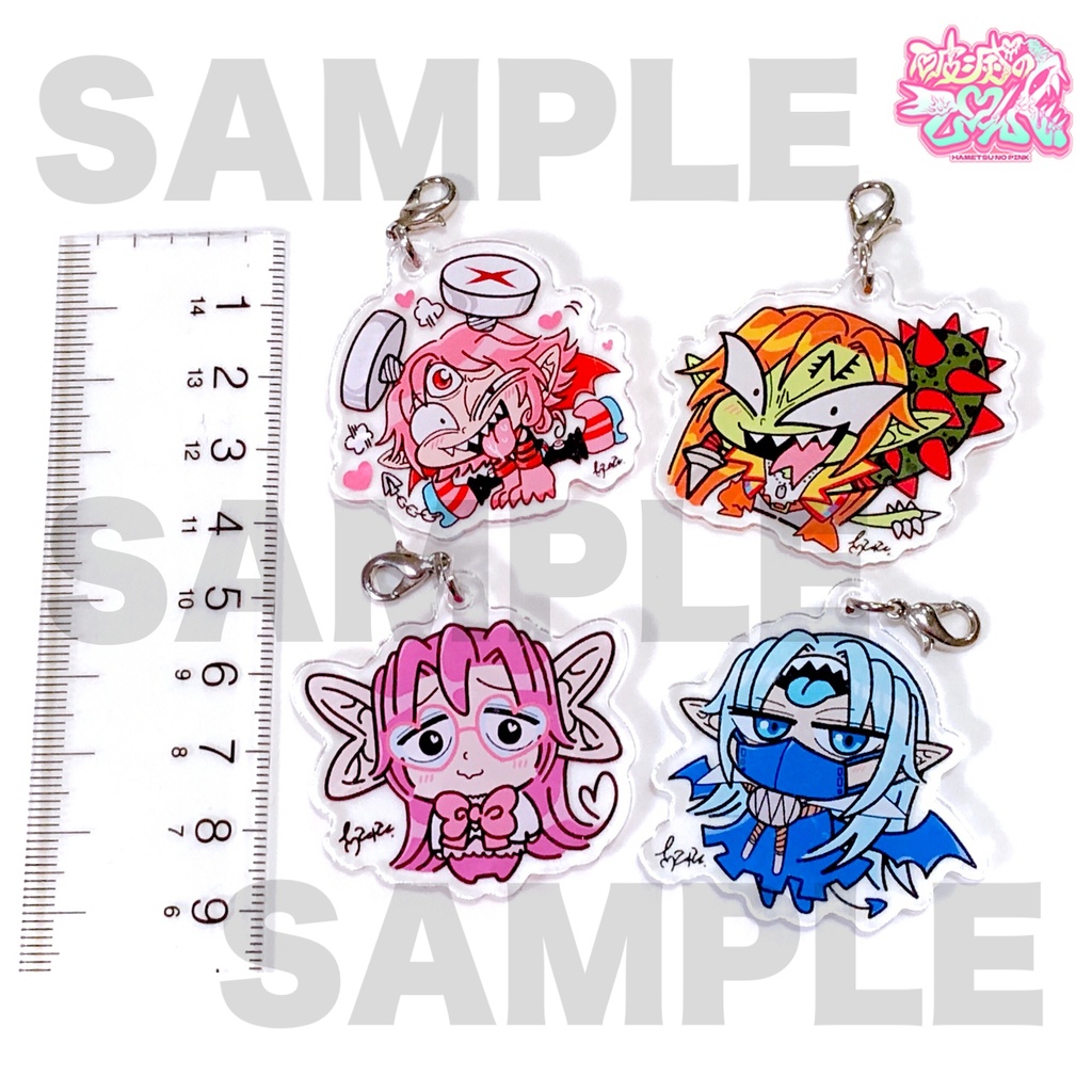 ゆるカワゲス悪魔ミニアクキー【全4種類】