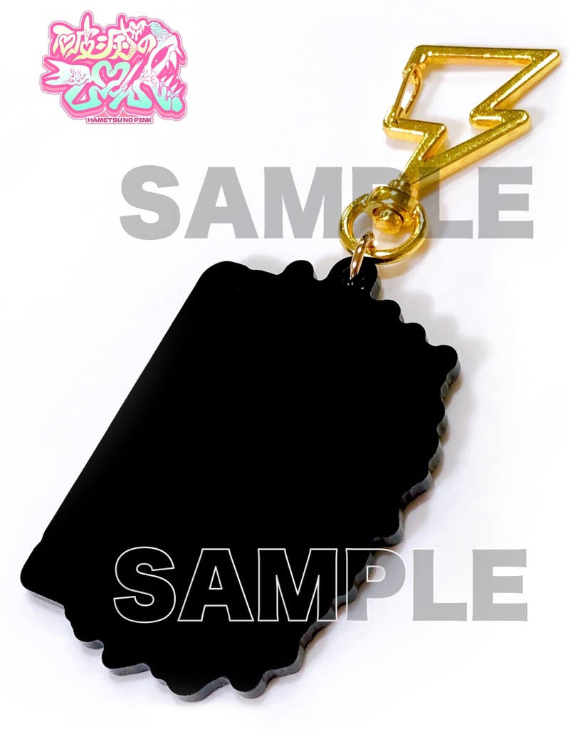 バイオレンスブラックアクキー【ゲス悪魔ニードルver.】