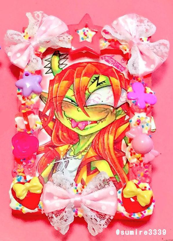 【ミニ原画】ぷちぴんくゲス悪魔ニードル