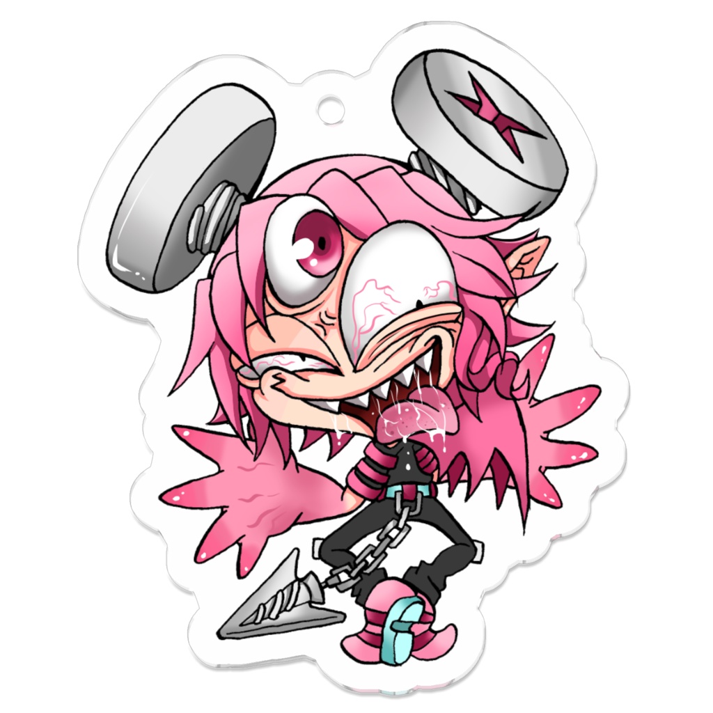 【ゲス悪魔】チェリー【アクリルキーホルダー】