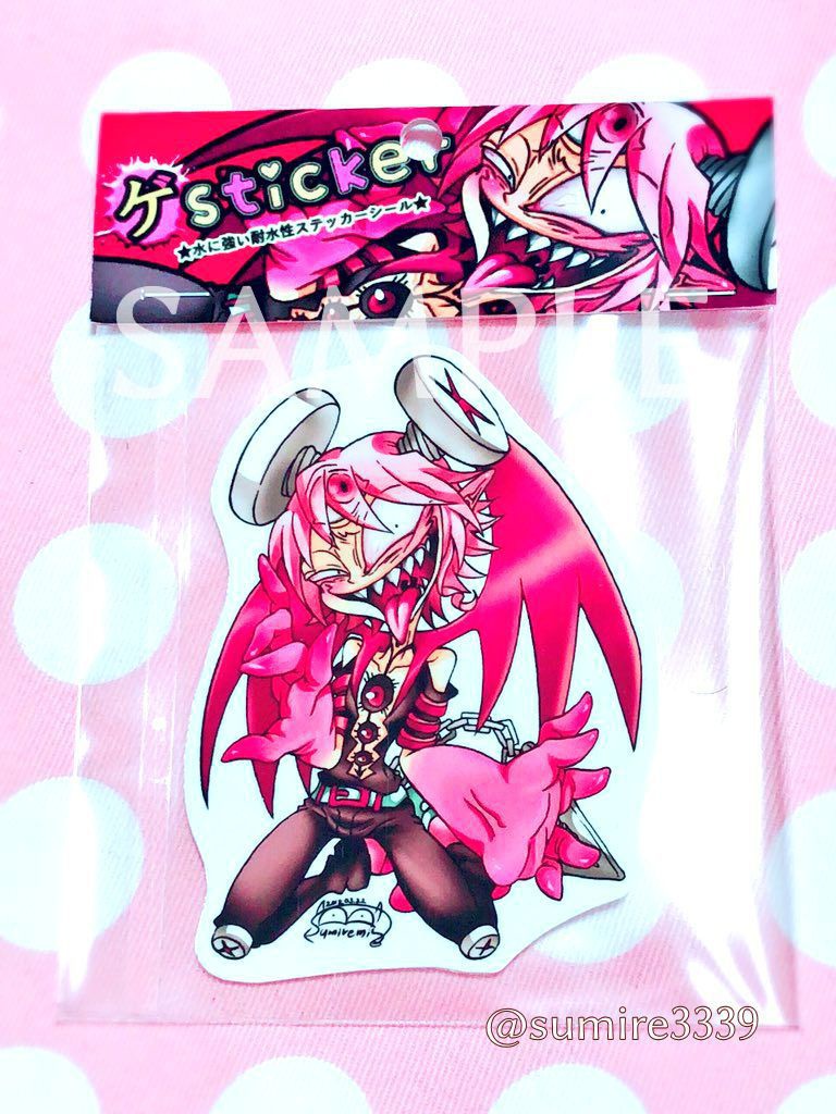 【耐水性ステッカー】ゲス悪魔チェリー