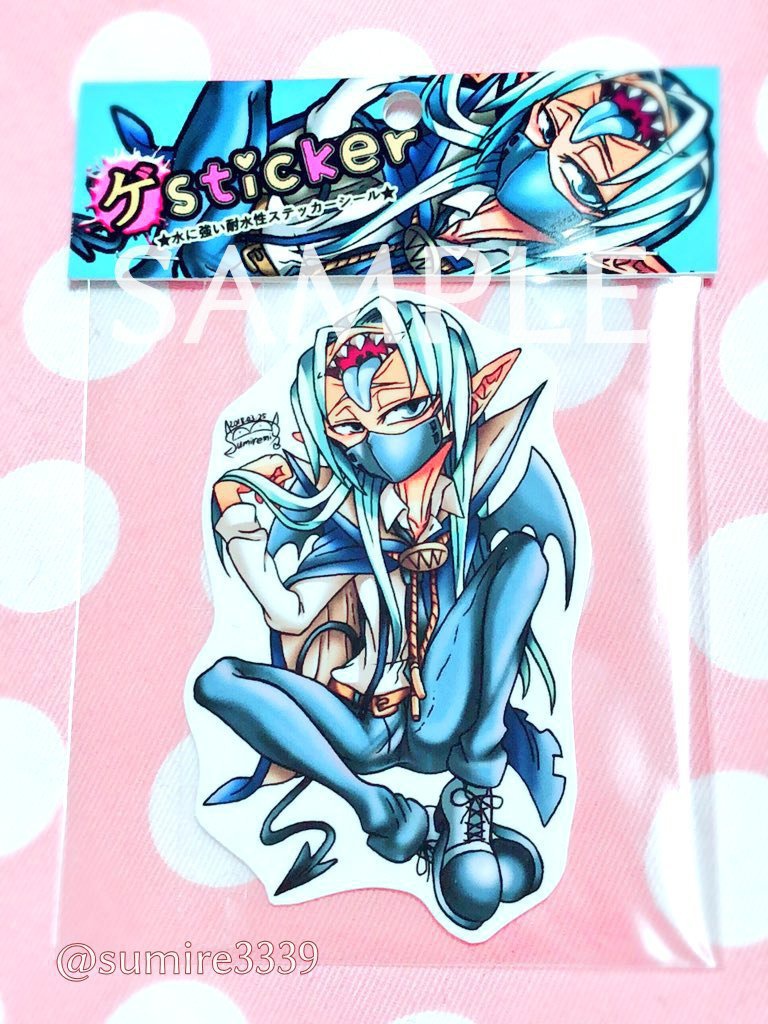 【耐水性ステッカー】ゲス悪魔ムーン