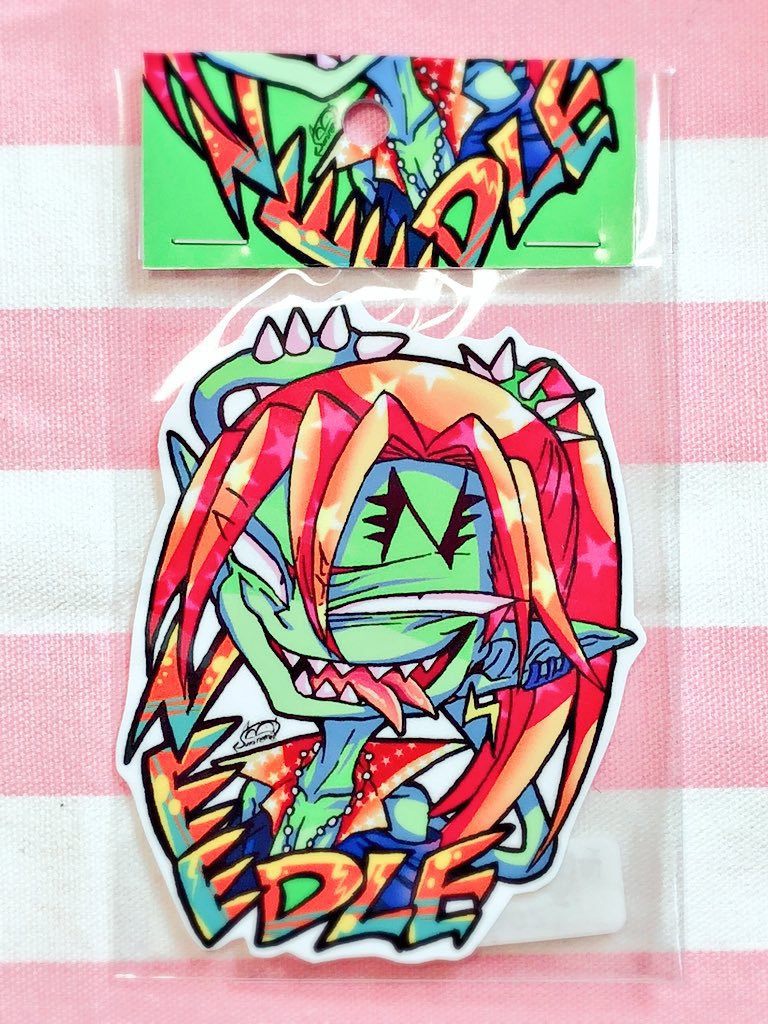 【新作/耐水性ステッカー】ゲス悪魔ニードル