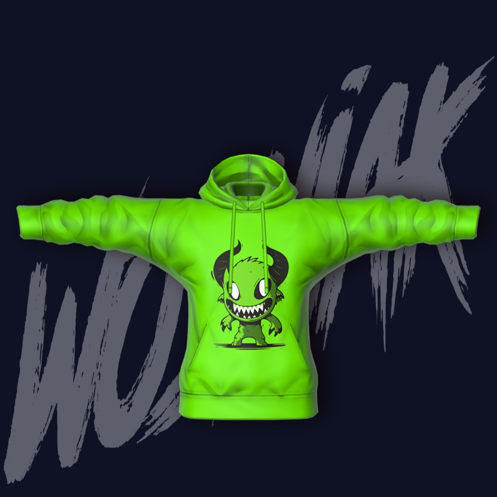 Cute Evil Hoodie キュートな悪魔パーカー
