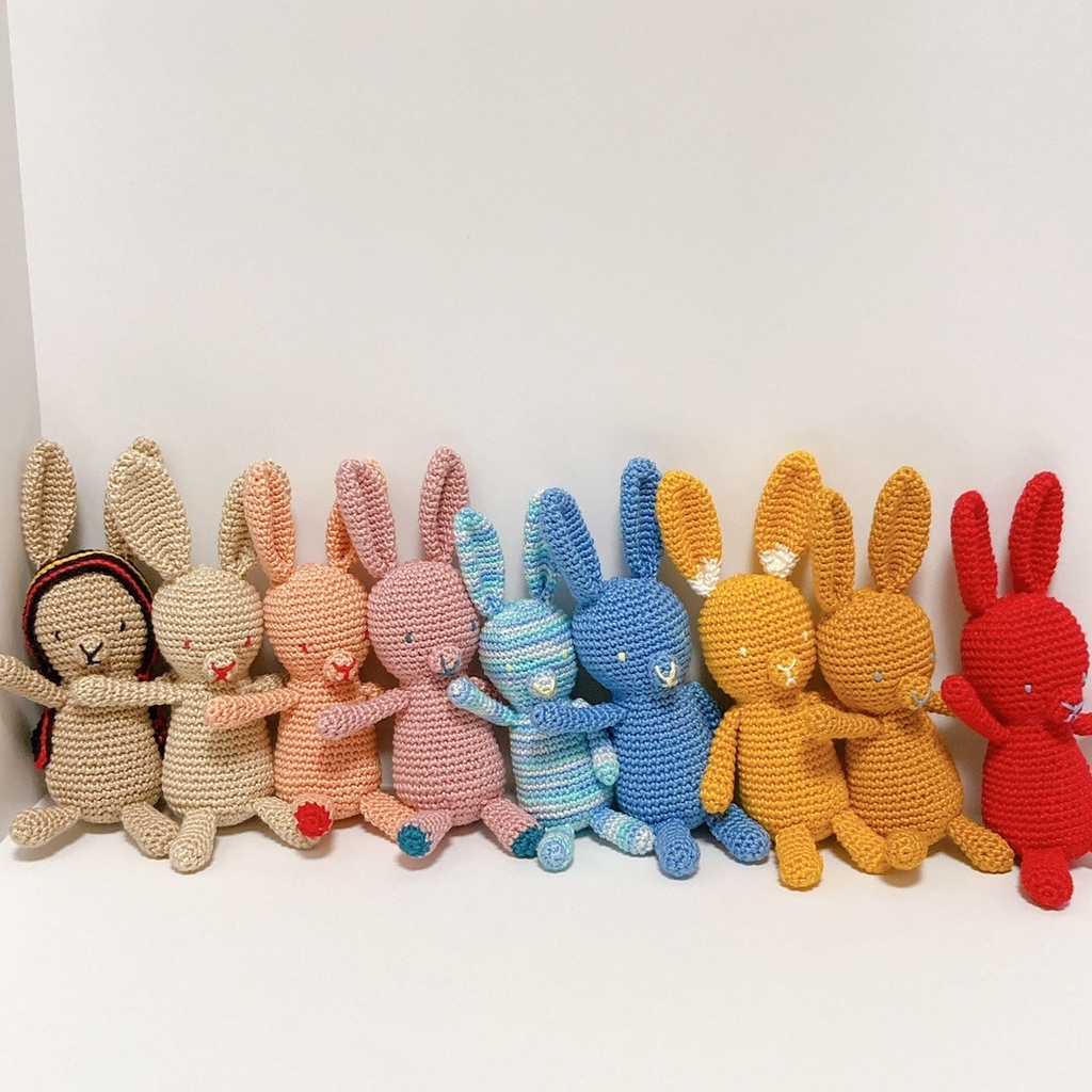 【ツイステイメージ】うさぎのあみぐるみキーホルダー