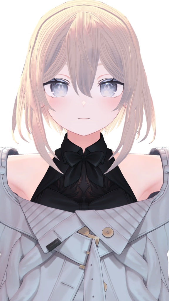 【斑霞くん用ポートフォリオ※販売終了※】『ステラウェーブヘアー』【しなの対応・マヌカ・桔梗・カリン・まめひなた・5アバター対応】(VRChat想定)