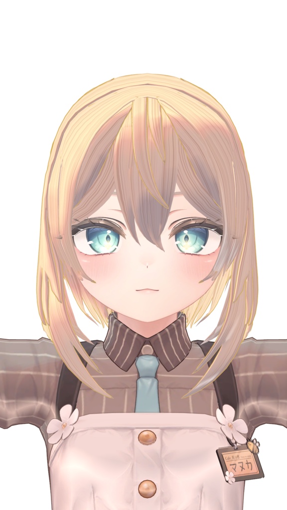 【斑霞くん用ポートフォリオ※販売終了※】『ステラウェーブヘアー』【しなの対応・マヌカ・桔梗・カリン・まめひなた・5アバター対応】(VRChat想定)