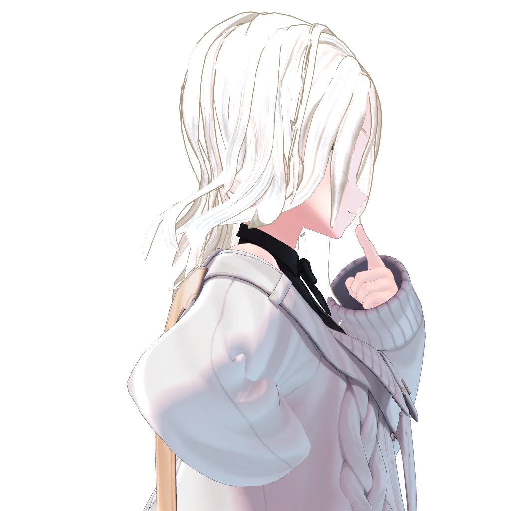 【Mysterious wave hair】しなの/ルルネ/彼方/水瀬【4アバター対応】