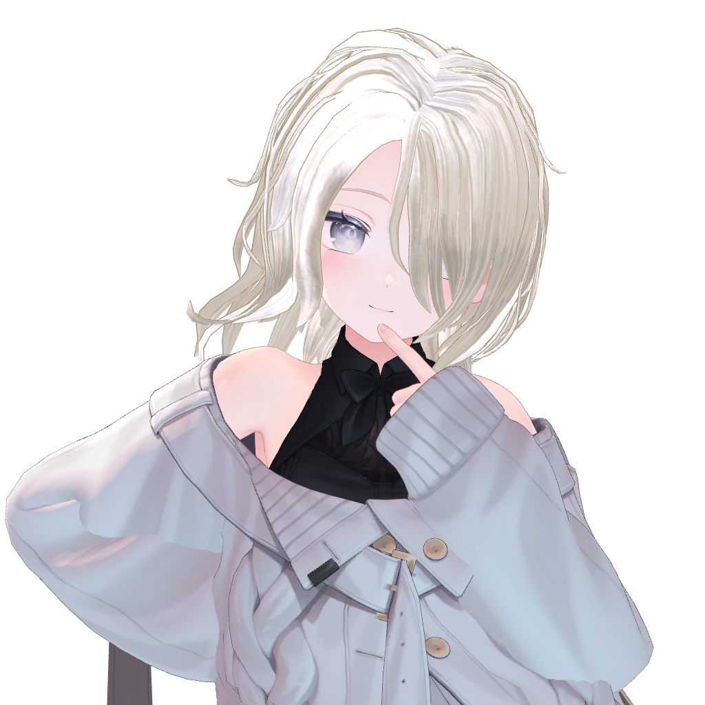 【Mysterious wave hair】しなの/ルルネ/彼方/水瀬【4アバター対応】