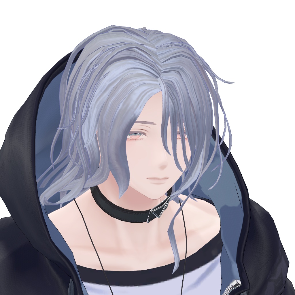 【Mysterious wave hair】しなの/ルルネ/彼方/水瀬【4アバター対応】