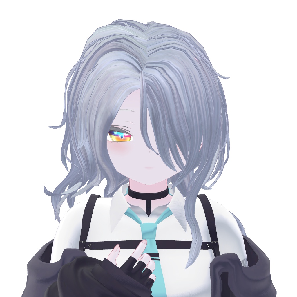 【Mysterious wave hair】しなの/ルルネ/彼方/水瀬【4アバター対応】