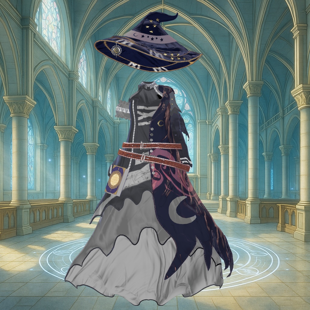 【Black_Mage_Dress】エク/しお/しなの/ルルネ/マヌカ対応