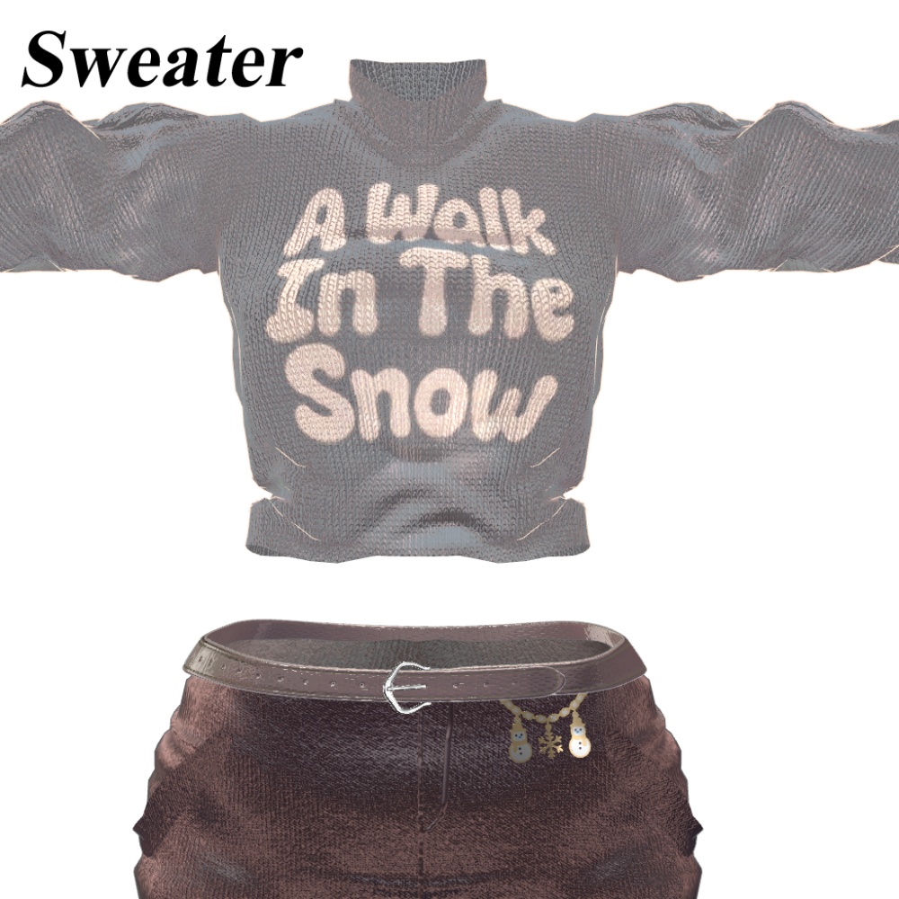 【❄️氷空ウォークコーデ❄️】✨9アバター対応✨エク/しなの/ルルネ/瑞希/ミルティナ/ルミナ/マヌカ/イチゴ/しおSio