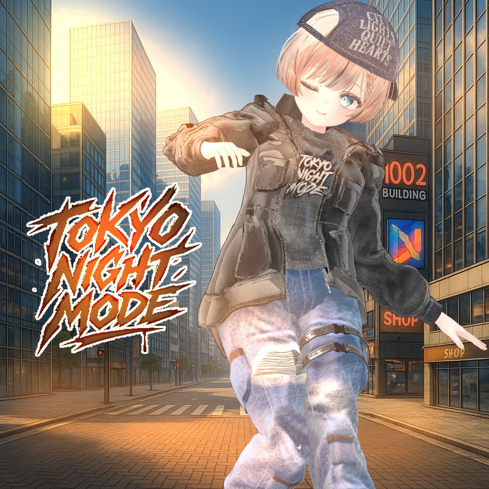 【🌌TokyoNightMode🌉】✨9アバター対応✨エク/しなの/ルルネ/ミルティナ/ルミナ/マヌカ/しおSio/彼方/水瀬