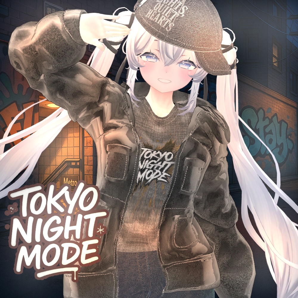 【🌌TokyoNightMode🌉】✨9アバター対応✨エク/しなの/ルルネ/ミルティナ/ルミナ/マヌカ/しおSio/彼方/水瀬