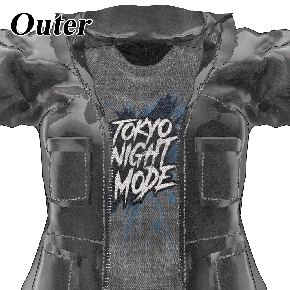 【🌌TokyoNightMode🌉】✨9アバター対応✨エク/しなの/ルルネ/ミルティナ/ルミナ/マヌカ/しおSio/彼方/水瀬