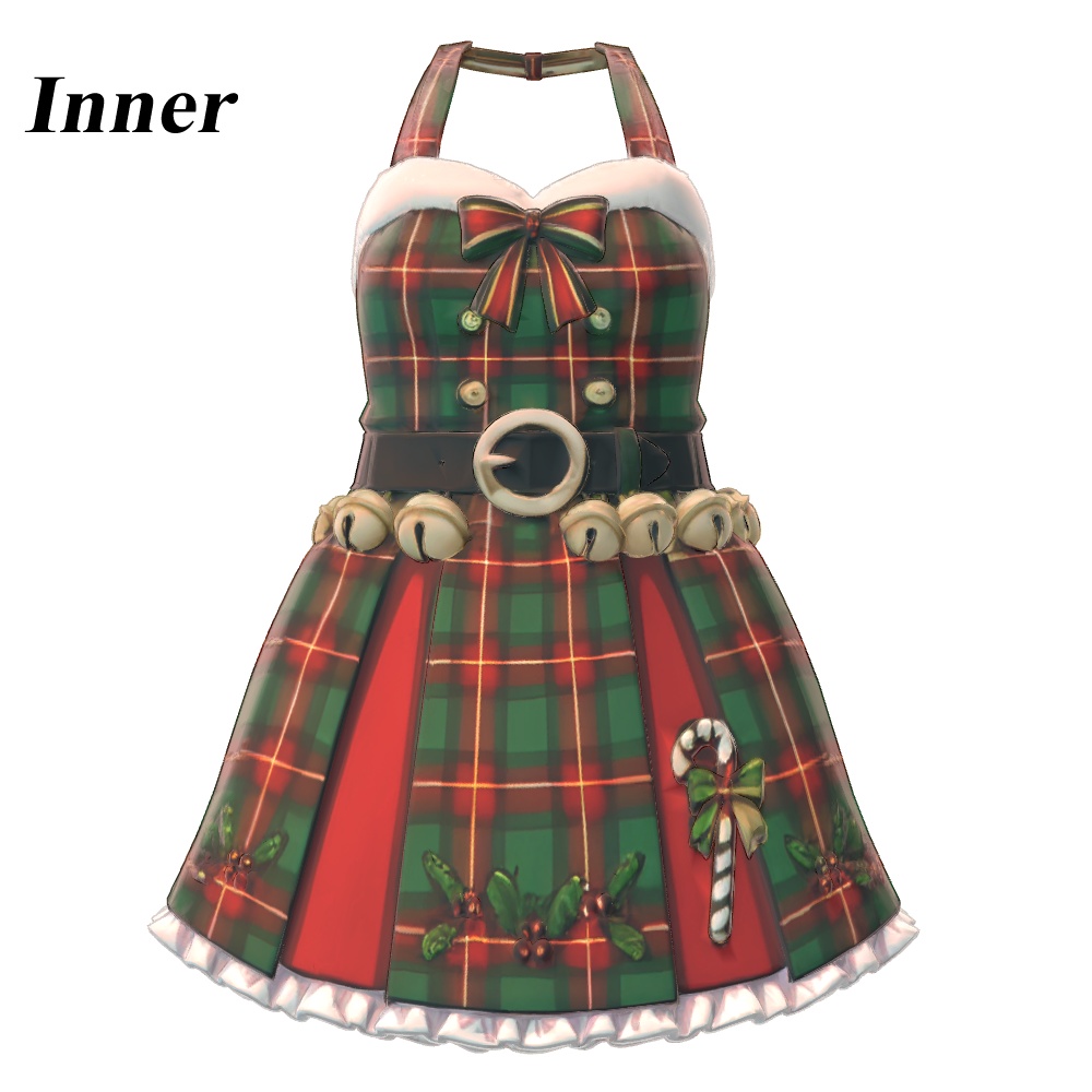 🎄クリスマス・キャロルルック✨9アバター対応✨エク/しなの/ルルネ/ミルティナ/ルミナ/マヌカ/イチゴ/エルシオン/ネメシス