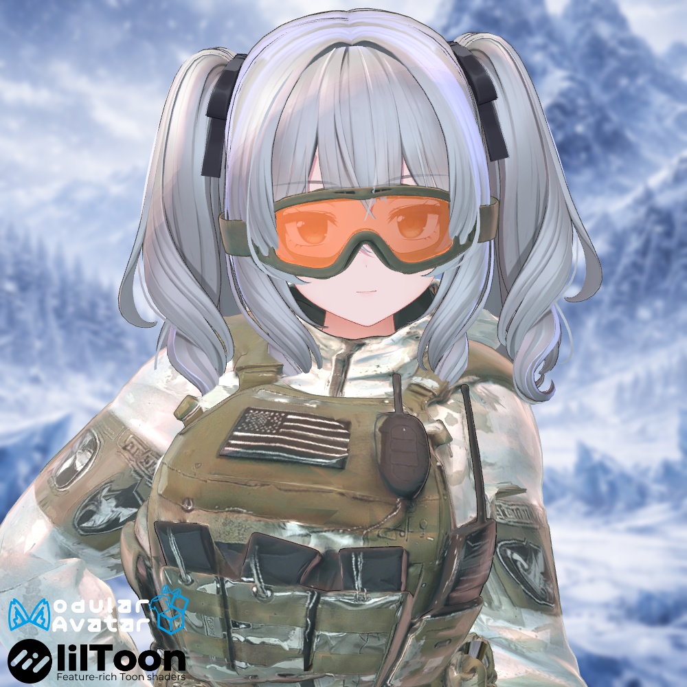 ⛷スノーサバイバルオペレーター🎿✨11アバター対応衣装・ギミック&アクセサリー✨ラムネ/エク/しなの/ルルネ/ミルティナ/マヌカ/イチゴ/ミルフィ/Sioしお/真冬/デルタフレア