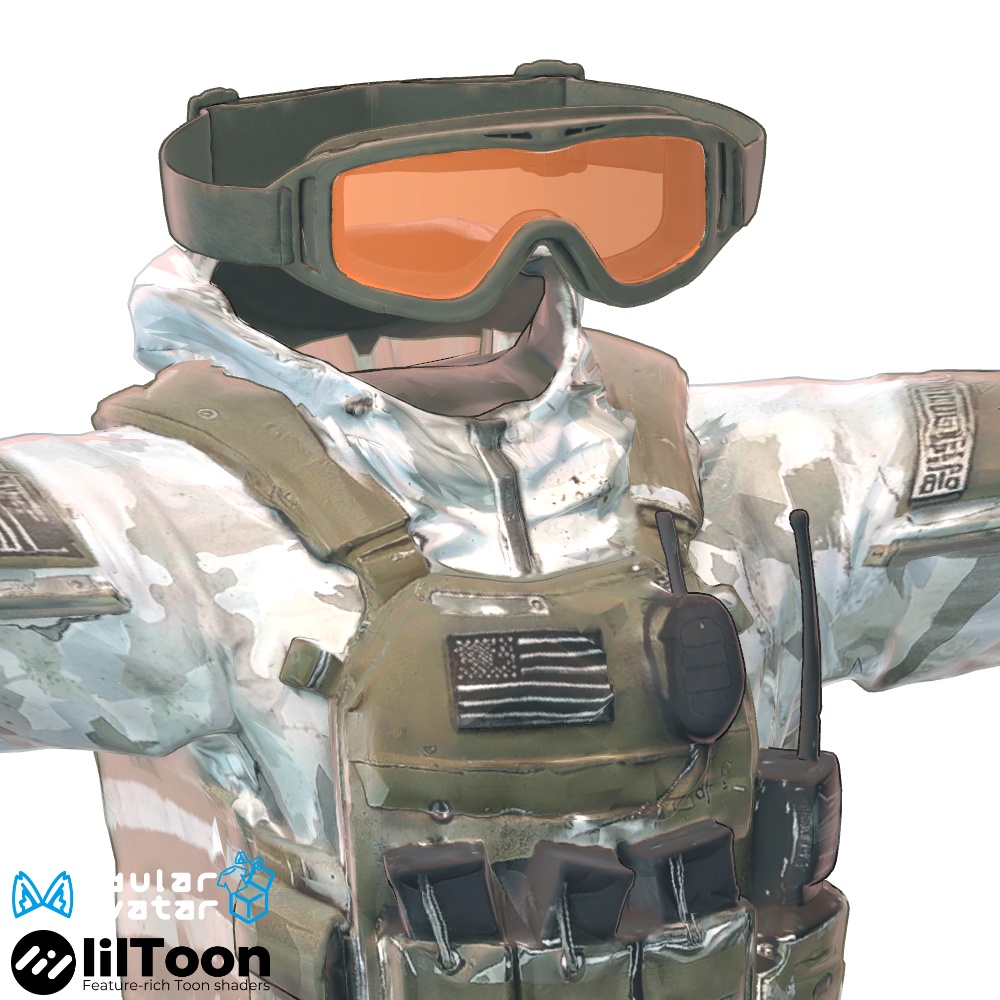 ⛷スノーサバイバルオペレーター🎿✨11アバター対応衣装・ギミック&アクセサリー✨ラムネ/エク/しなの/ルルネ/ミルティナ/マヌカ/イチゴ/ミルフィ/Sioしお/真冬/デルタフレア