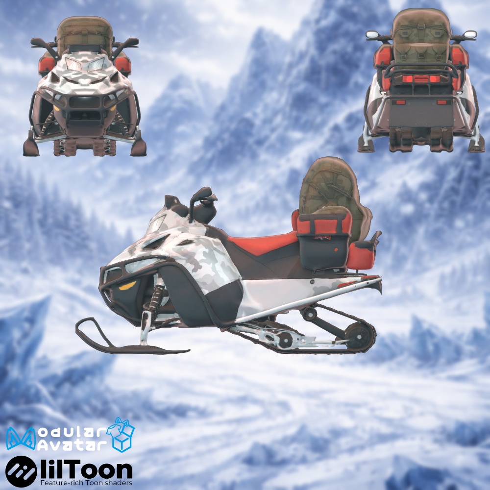 ⛷スノーサバイバルオペレーター🎿✨11アバター対応衣装・ギミック&アクセサリー✨ラムネ/エク/しなの/ルルネ/ミルティナ/マヌカ/イチゴ/ミルフィ/Sioしお/真冬/デルタフレア