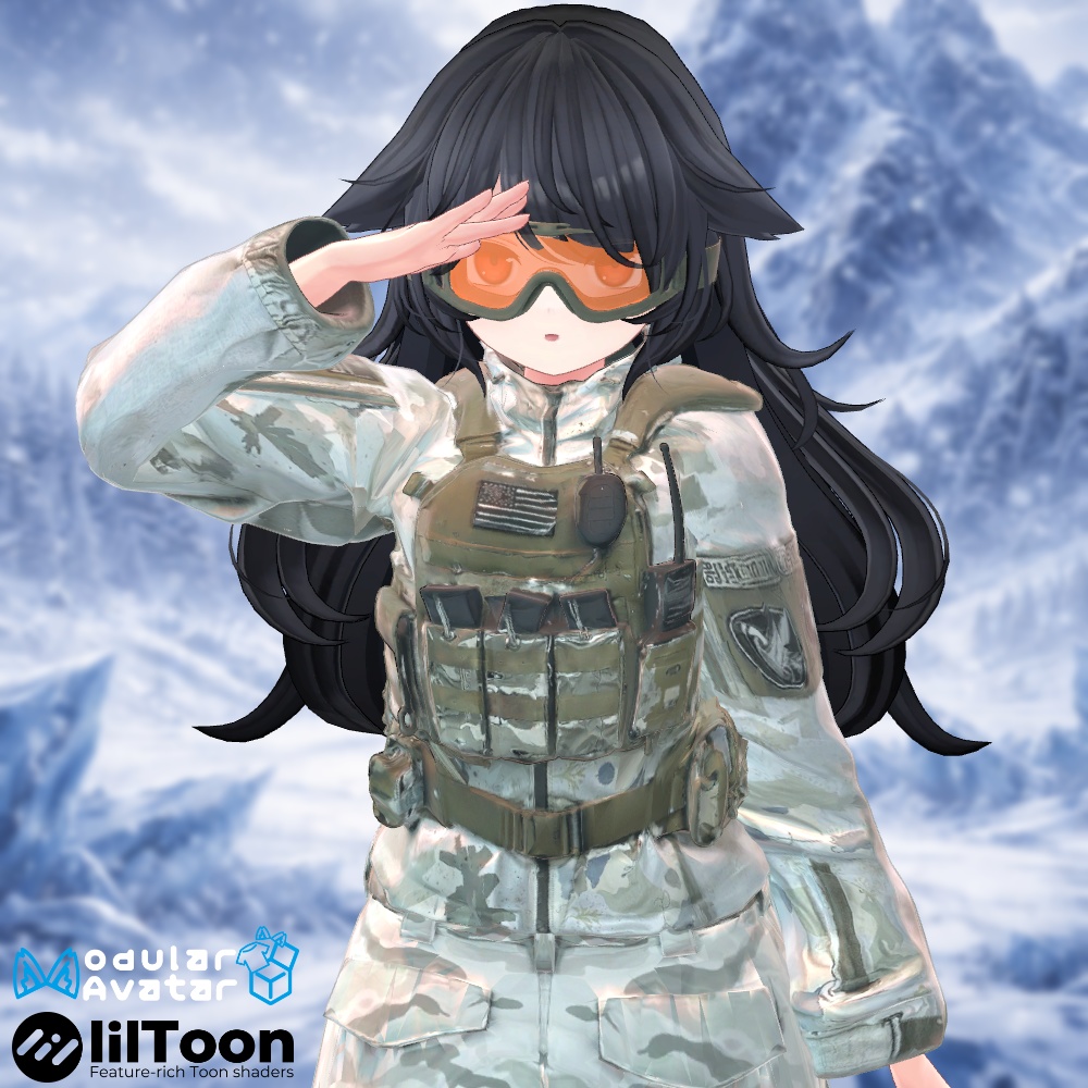 ⛷スノーサバイバルオペレーター🎿✨11アバター対応衣装・ギミック&アクセサリー✨ラムネ/エク/しなの/ルルネ/ミルティナ/マヌカ/イチゴ/ミルフィ/Sioしお/真冬/デルタフレア