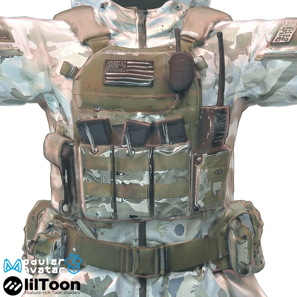 ⛷スノーサバイバルオペレーター🎿✨11アバター対応衣装・ギミック&アクセサリー✨ラムネ/エク/しなの/ルルネ/ミルティナ/マヌカ/イチゴ/ミルフィ/Sioしお/真冬/デルタフレア