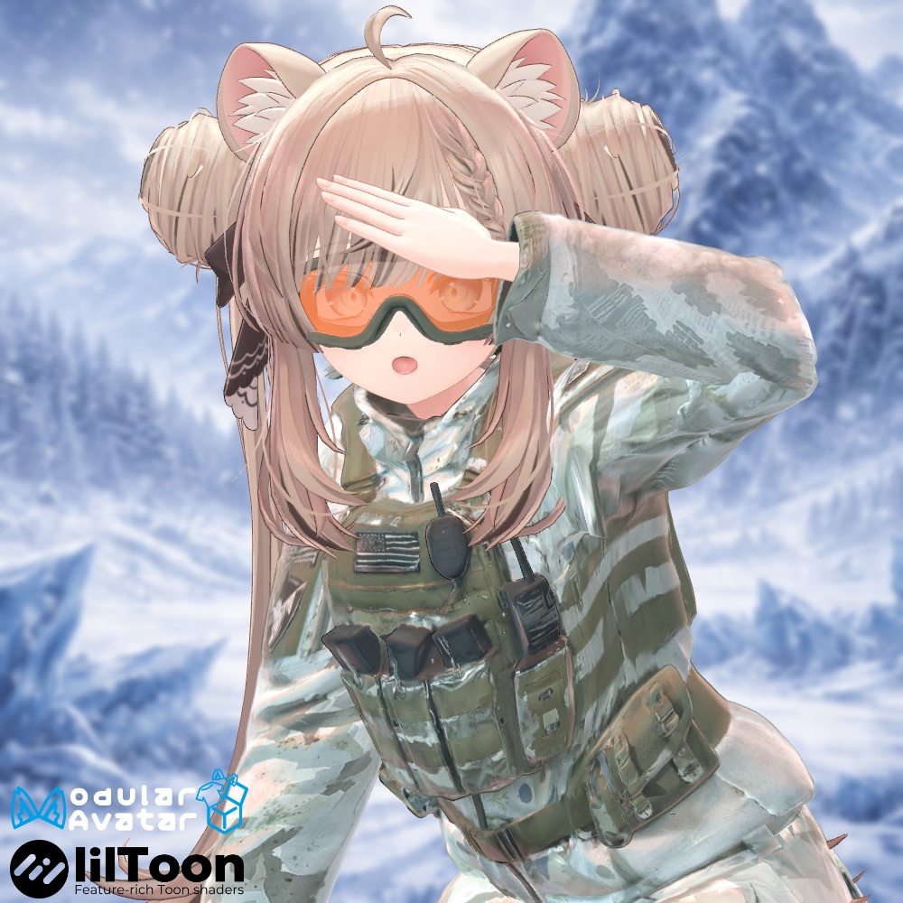 ⛷スノーサバイバルオペレーター🎿✨11アバター対応衣装・ギミック&アクセサリー✨ラムネ/エク/しなの/ルルネ/ミルティナ/マヌカ/イチゴ/ミルフィ/Sioしお/真冬/デルタフレア