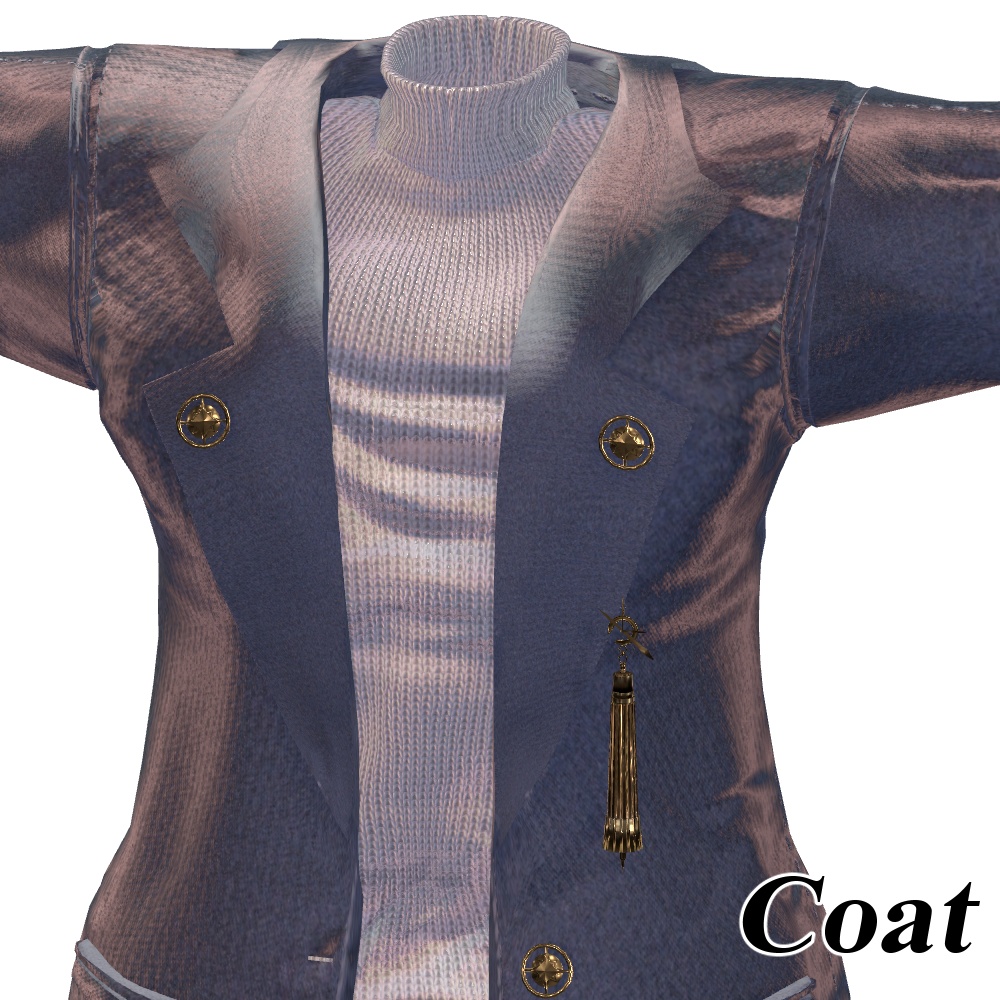 ❄Winter_Navy_Coat✨14アバター対応衣装✨Sioしお/しなの/真冬/イチゴ/エク/ミルフィ/エルシオン/デルタフレア/ネメシス/マヌカ/ミルティナ/ラムネ/ルミナ/ルルネ