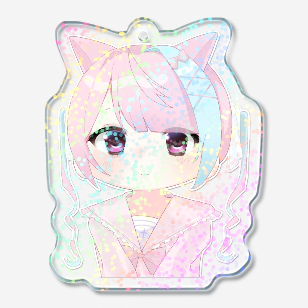 ねいろ活動1周年記念　ホロアクリルキーホルダー