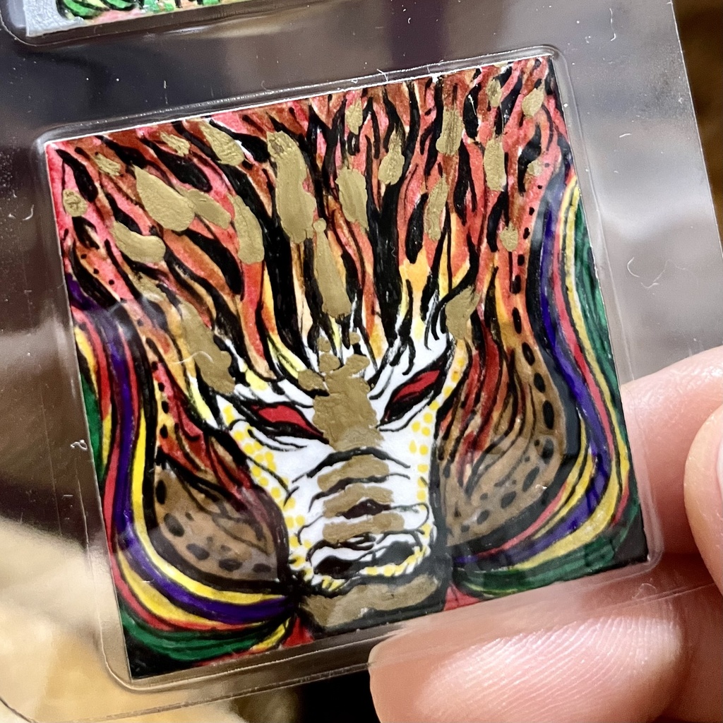 【護符絵01 ★原画一点物★】龍神