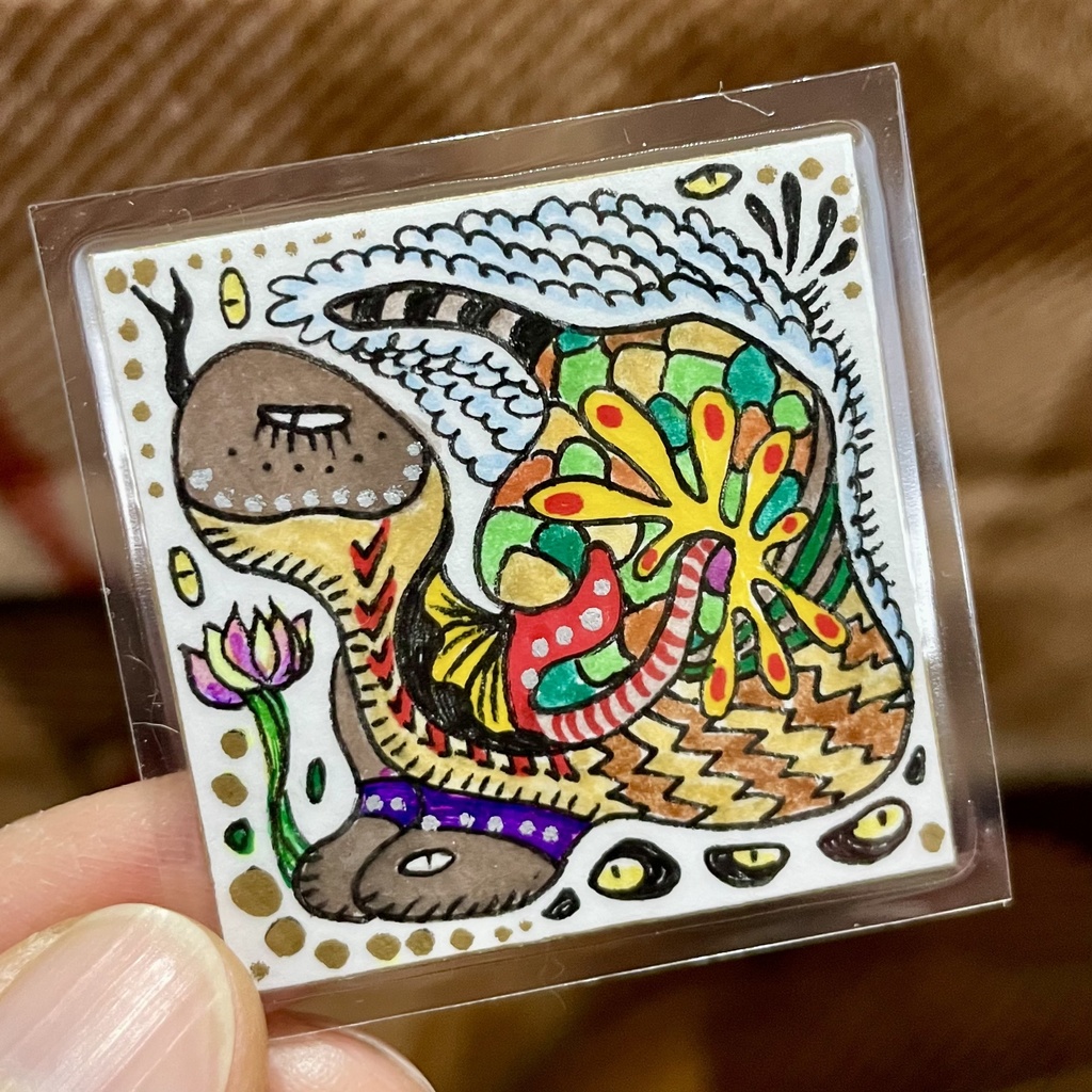 【護符絵04 (複製版)】四神玄武 3,000円➕玉串料