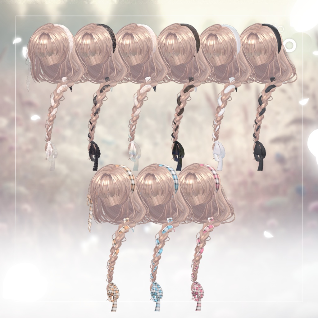 【 アンニュイおさげヘア 】for Female