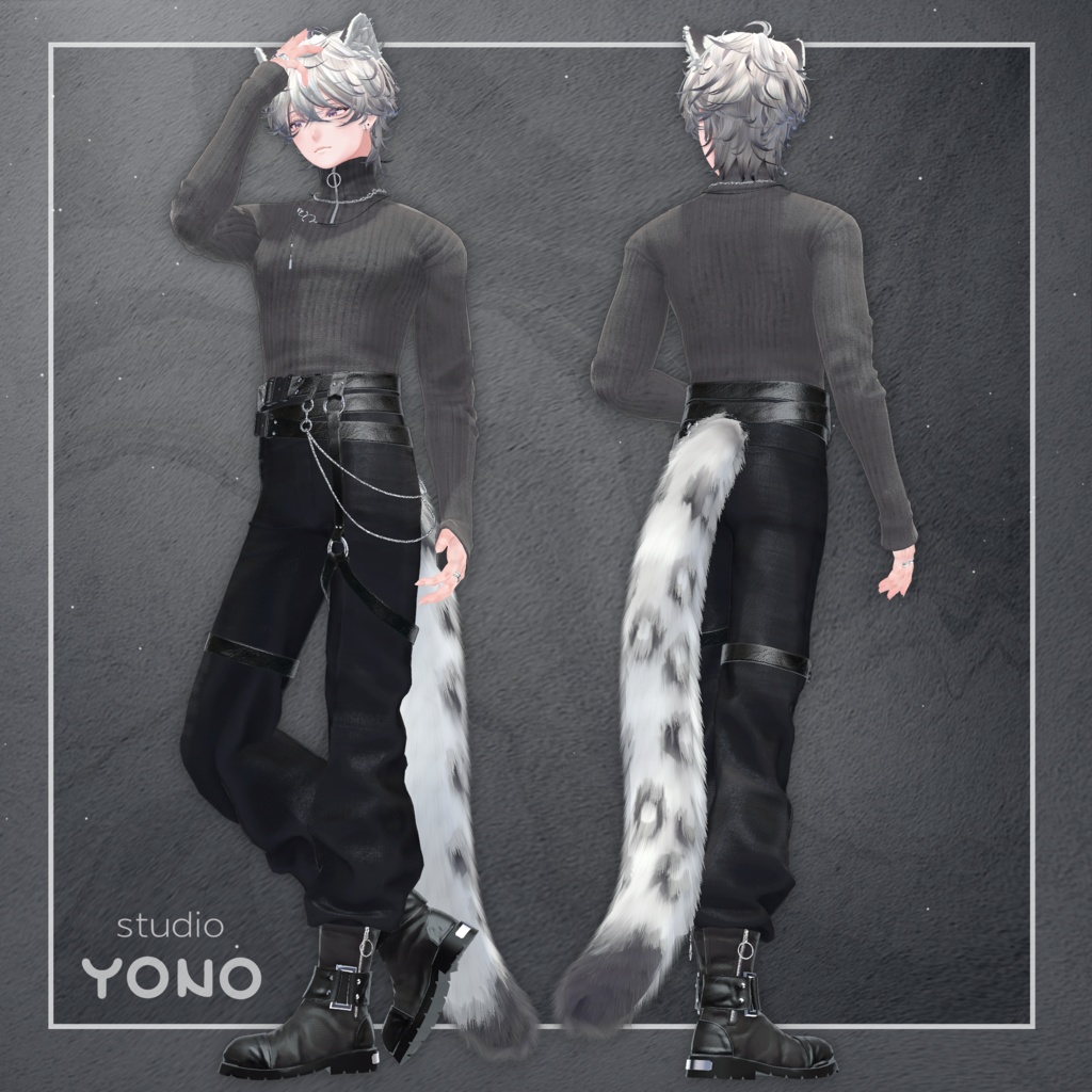 【オリジナル3Dモデル】斑霞-Hanka-