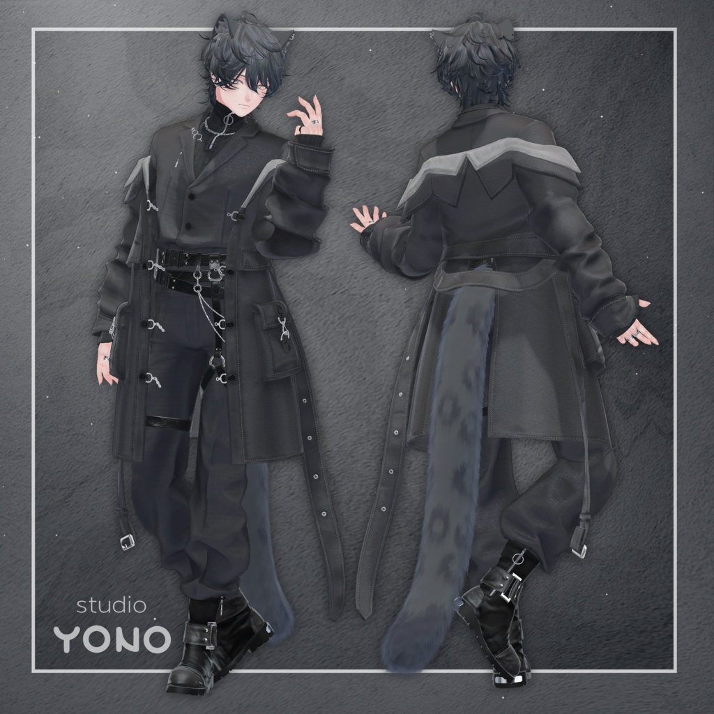 【オリジナル3Dモデル】斑霞-Hanka-