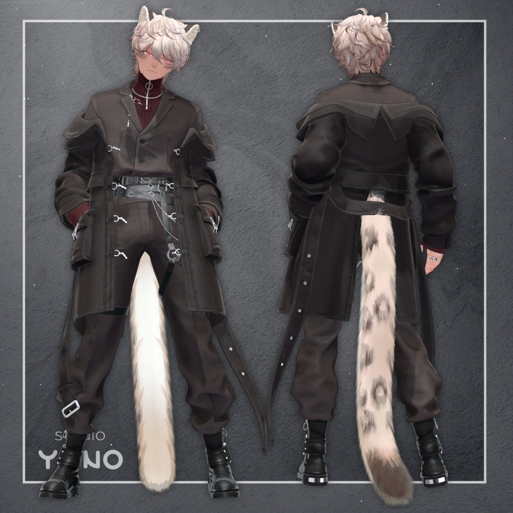 【オリジナル3Dモデル】斑霞-Hanka-