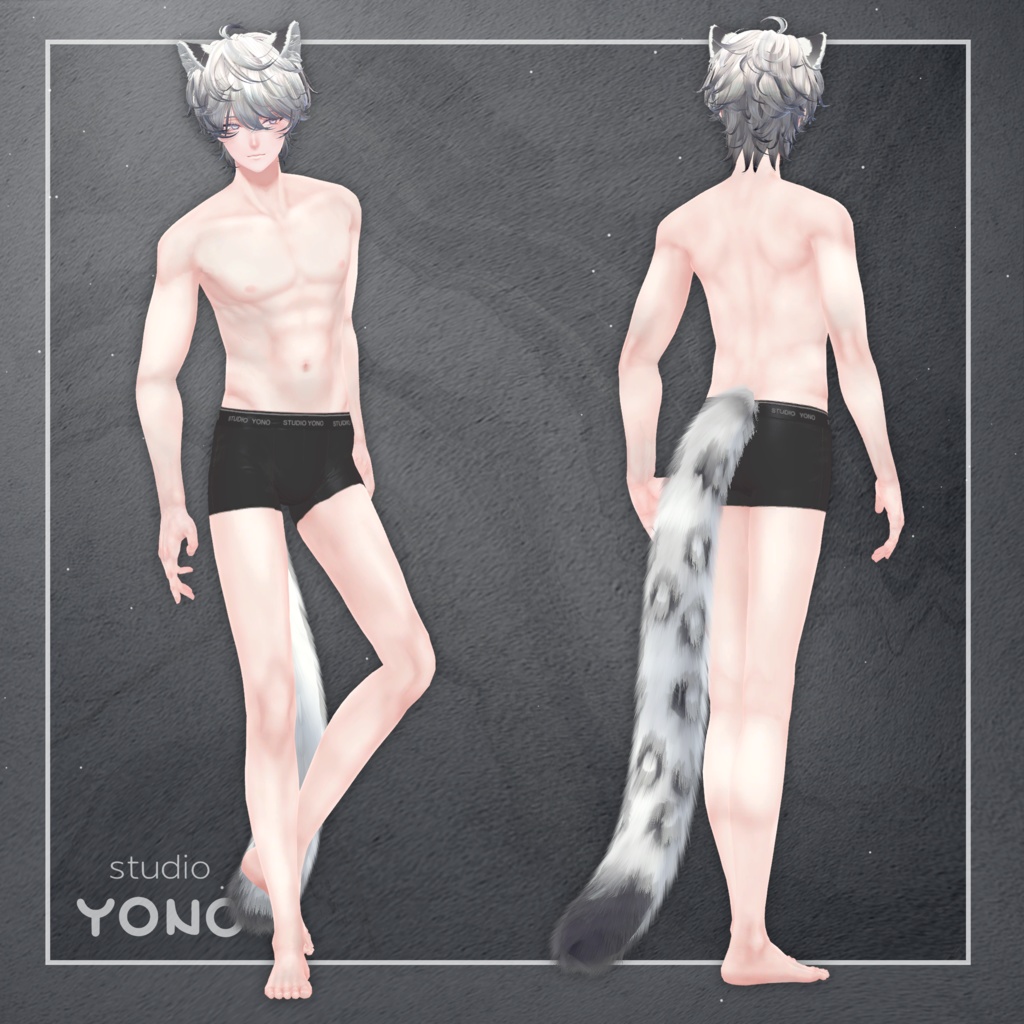 【オリジナル3Dモデル】斑霞-Hanka-