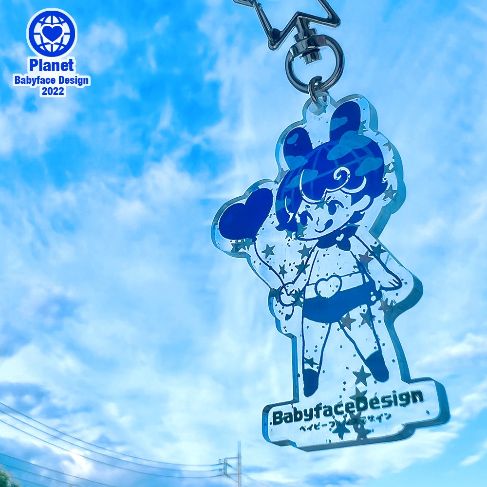 ☆Blue Planet☆アクリルキーホルダー「ちきゅう」 / Acrylic keychain "Blue Planet"