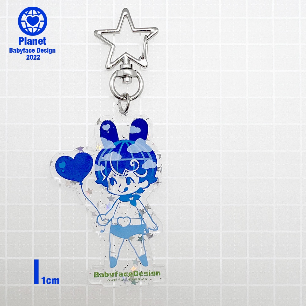 ☆Blue Planet☆アクリルキーホルダー「ちきゅう」 / Acrylic keychain "Blue Planet"