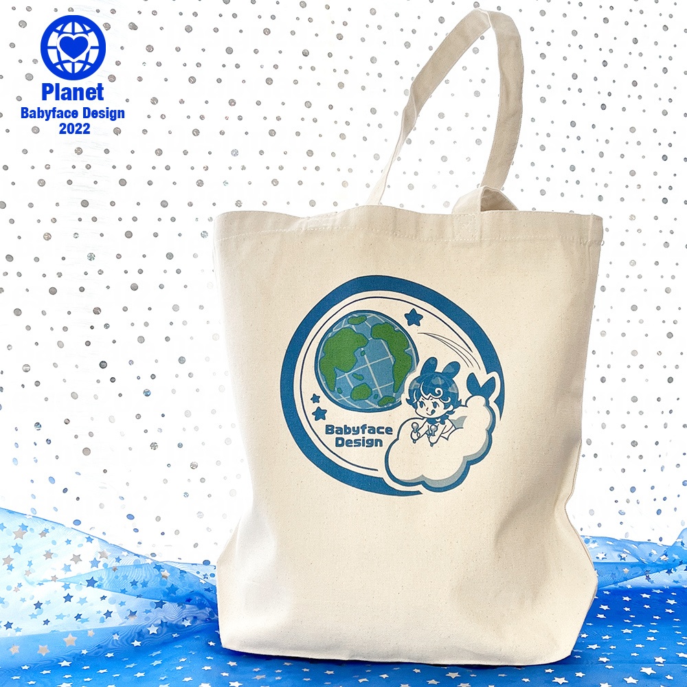 ☆Blue Planet☆トートバッグ「ちきゅう」 / Tote bag "Blue Planet"