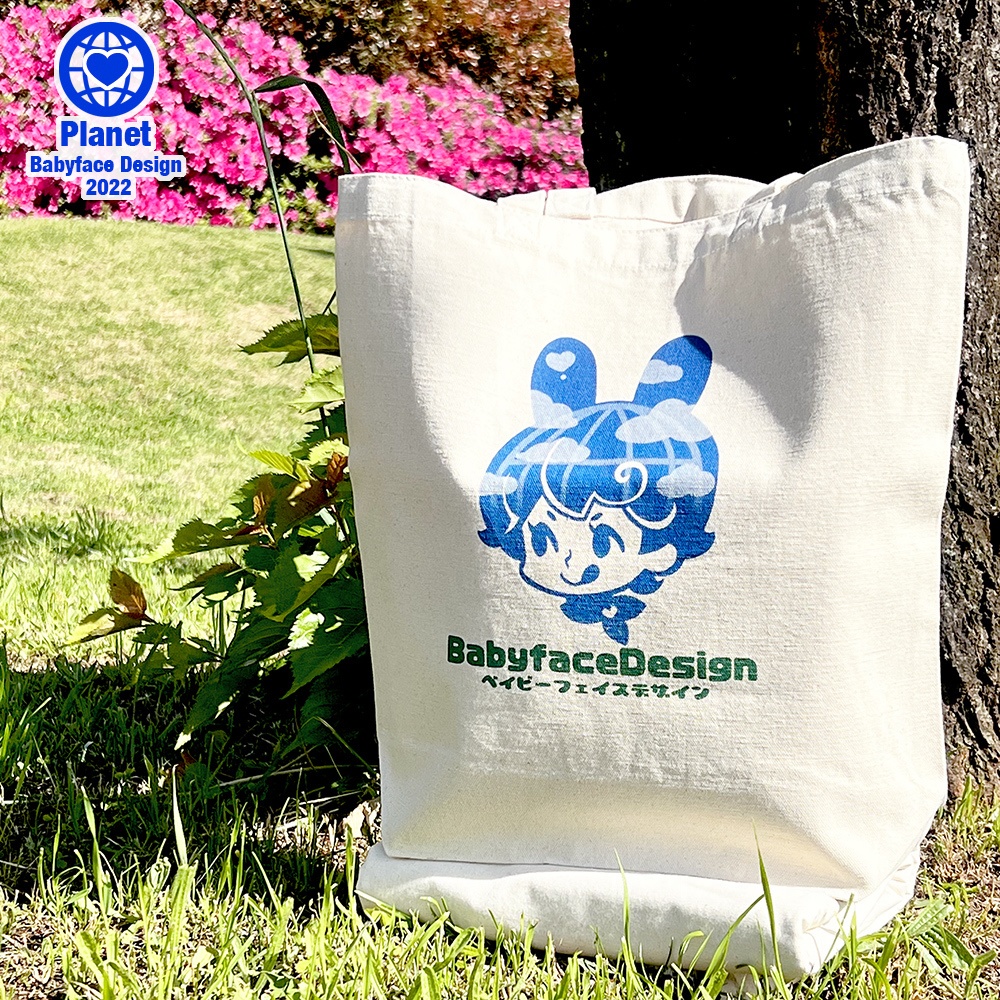 ☆Blue Planet☆トートバッグ「ぺろチャン」 / Tote bag "Pero-chan"