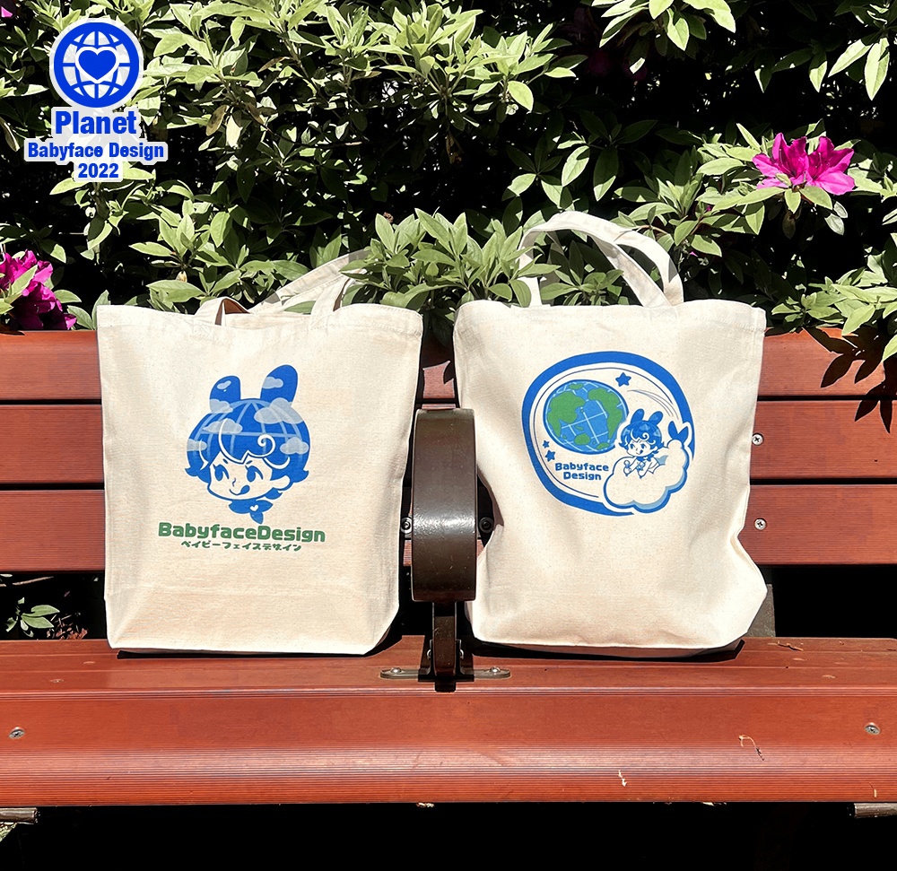 ☆Blue Planet☆トートバッグ「ぺろチャン」 / Tote bag "Pero-chan"