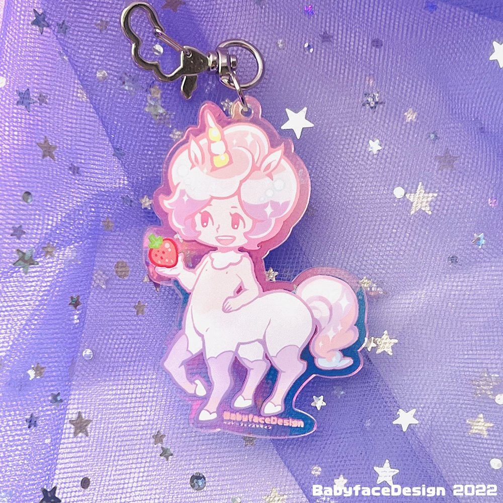 アクリルキーホルダー「レイニーアウローラ」/ Acrylic keychain "Rainy Aurora