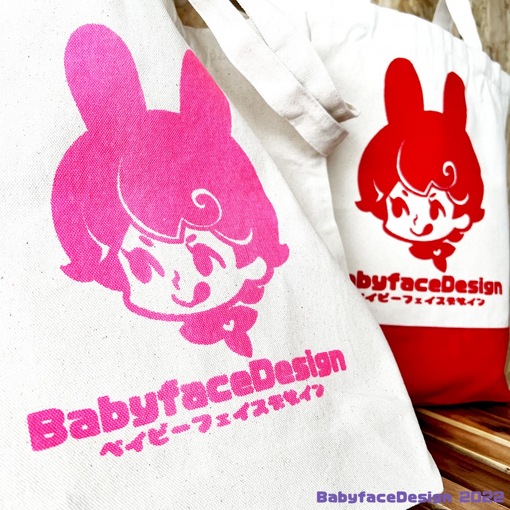 どこでもトート / Tote Bag "Cute Face💗"