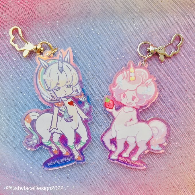 アクリルキーホルダー「イリス」/ Acrylic keychain "Iris"