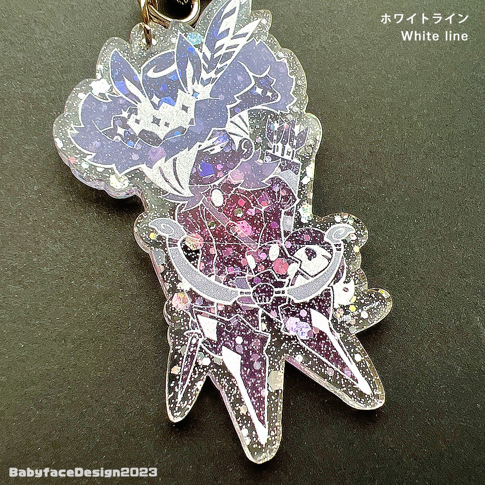 アクリルキーホルダー「アイオライト」/ Acrylic keychain "Iolight"