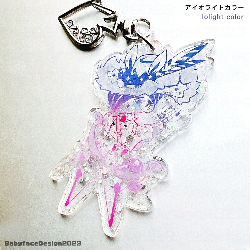 アクリルキーホルダー「アイオライト」/ Acrylic keychain "Iolight"