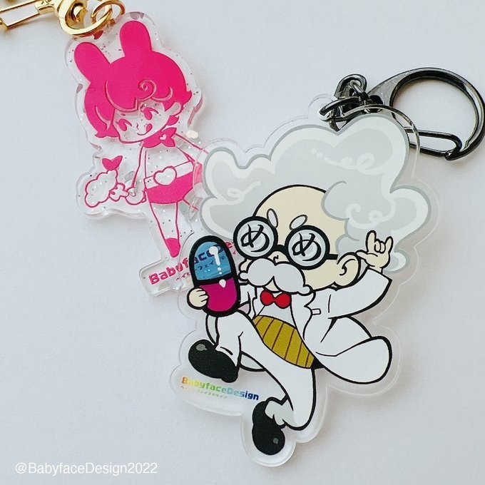 アクリルキーホルダー「はかせ」/ Acrylic keychain "Doctor"