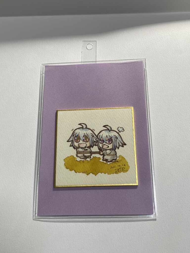 【原画】ヒューイと暴君くん