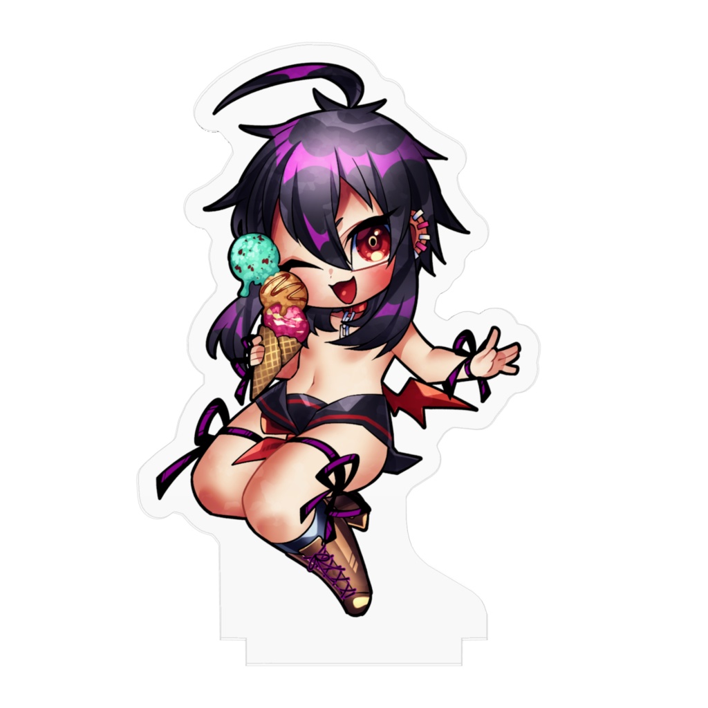 【受注生産】アクリルフィギュア【luvアイス下半身セーラー】