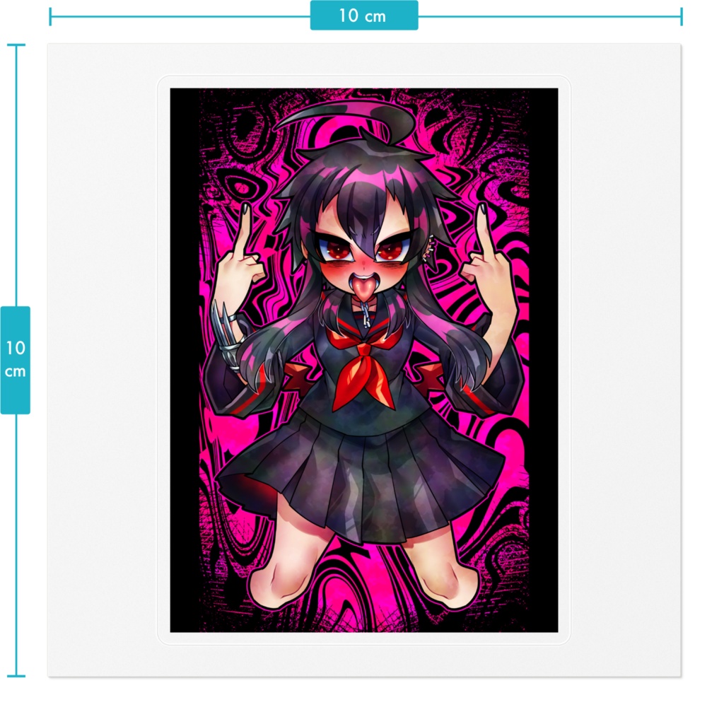 【受注生産】ステッカー【憤怒】